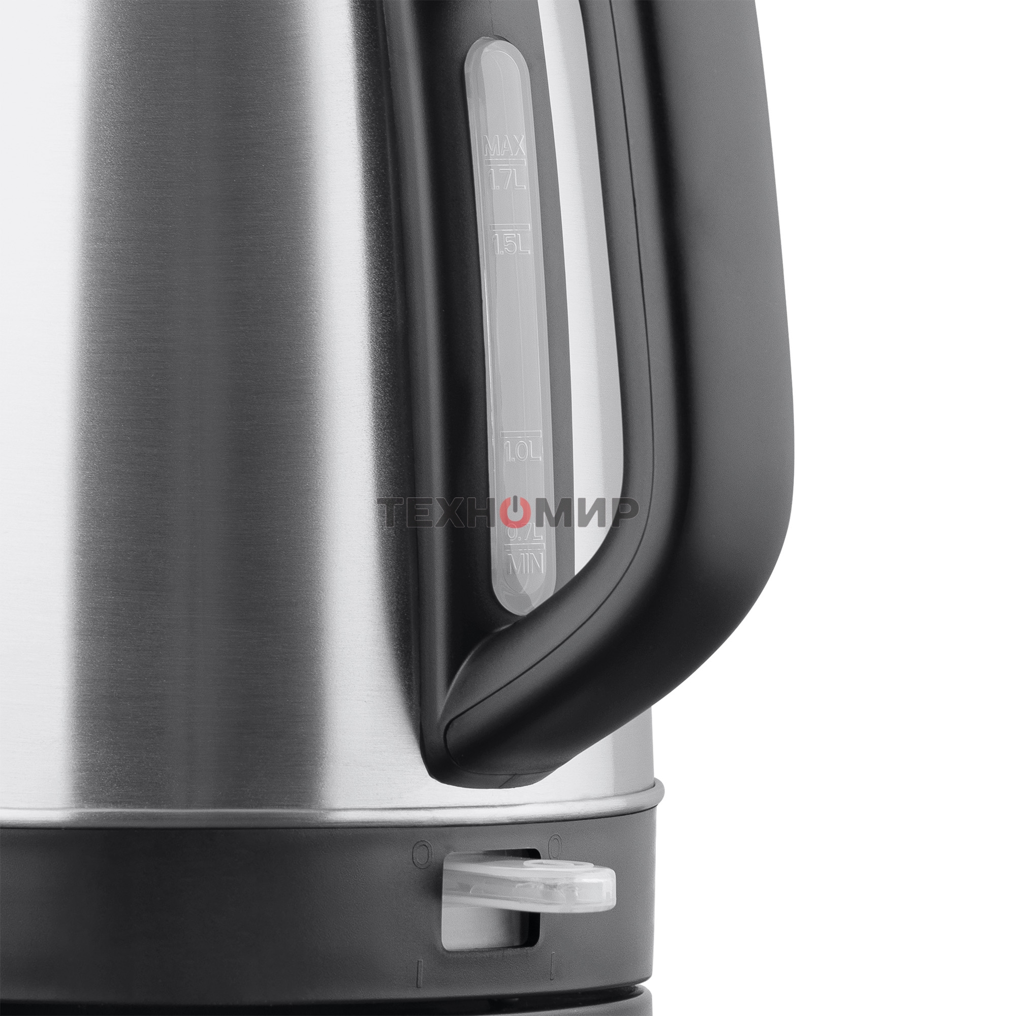 Чайник электрический BBK EK1765S черный/нержавеющая сталь, 1.7 л, 1850-2200 Вт