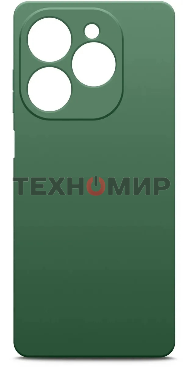 Чехол (клип-кейс) BoraSCO для Tecno Spark 20/20C/Go 2024/Pop 8 Microfiber Case зеленый опал