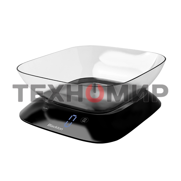 Весы кухонные Blackton Bt KS113 черный, тип управления: сенсорное, дисплей LED, количество высокочувствительных датчиков: 4, выбор единиц измерения: грамм, фунт, унция, миллилитр, интервал измерения: 1 г, максимальный вес: 10 кг, функция вычета веса тары,