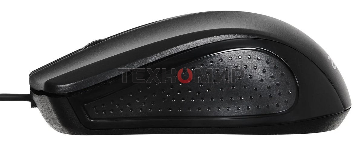 Мышь проводная Acer OMW010 черный, 1200 dpi, USB, кнопки - 3