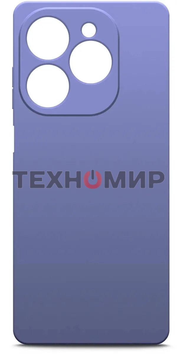 Чехол (клип-кейс) BoraSCO для Tecno Spark 20/20C/Go 2024/Pop 8 Microfiber Case лавандовый