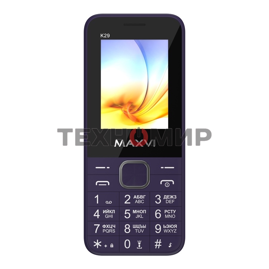 Мобильный телефон Maxvi K29 фиолетовый