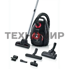 Пылесос Bosch BGL8POW3A черный, 650/890 Вт, уборка сухая, пылесборник мешок 5 л