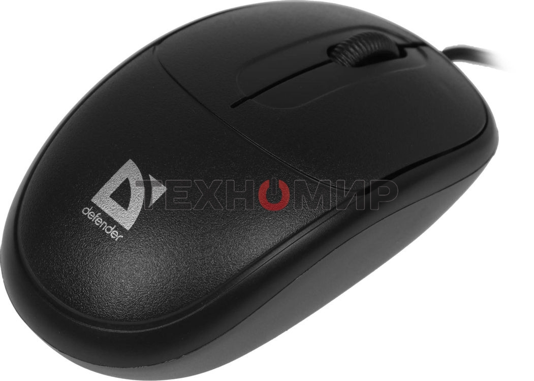 Мышь проводная Defender Datum MS-980 черный, 1000 dpi, USB, кнопки - 3