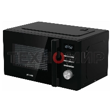 Микроволновая печь Gorenje MO20A4BH черный, 20 л, 800 Вт, переключатели - кнопки, поворотный механизм