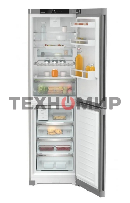 Холодильник Liebherr CNSFC 573I-22 001 серебристый двухкамерный 225/123л морозилка снизу