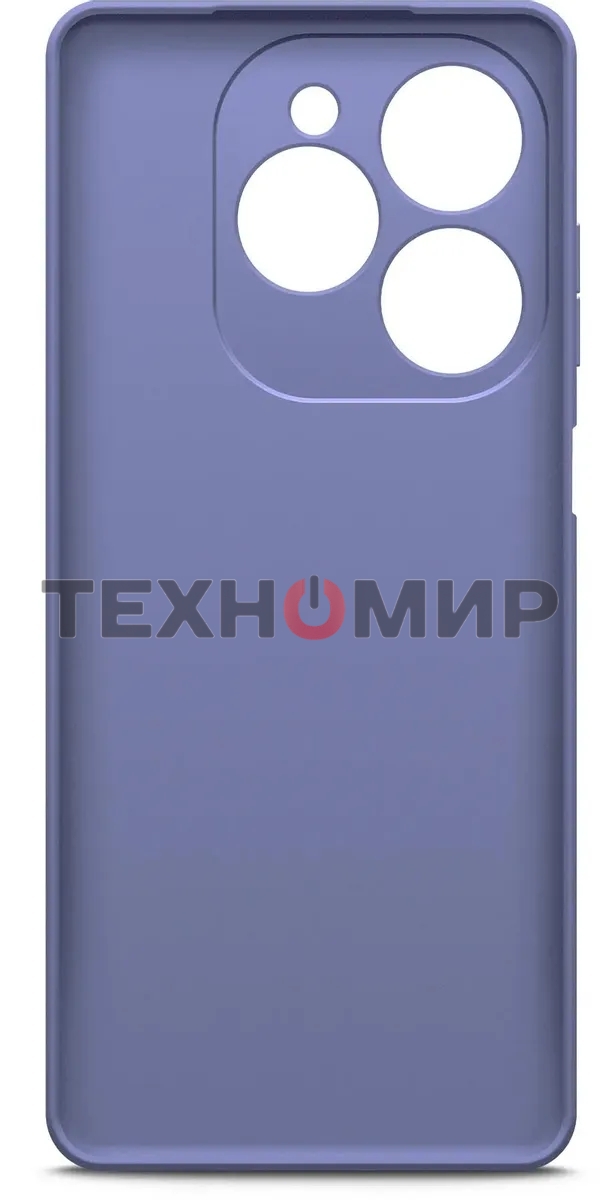 Чехол (клип-кейс) BoraSCO для Tecno Spark 20/20C/Go 2024/Pop 8 Microfiber Case лавандовый