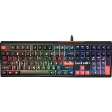 Клавиатура проводная игровая Defender Atomic Force GK-005 RU,чер/сер,108кн+FN,радуж,1.5м