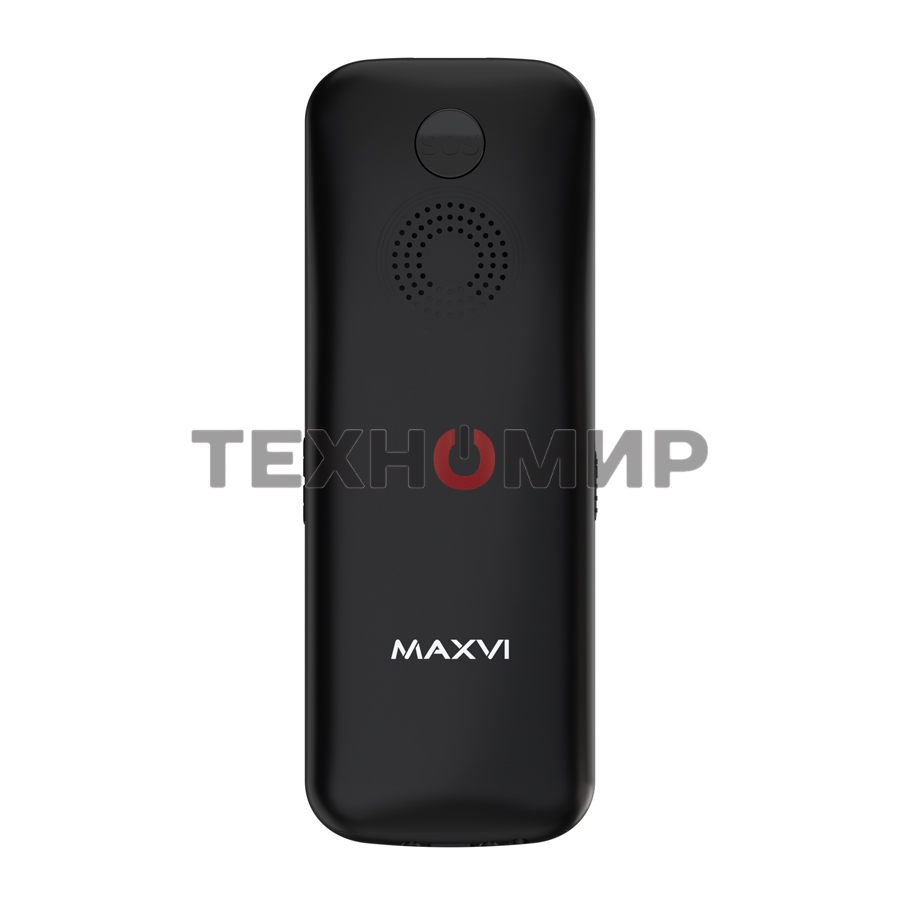 Мобильный телефон Maxvi RT-03 + док-станция, черный