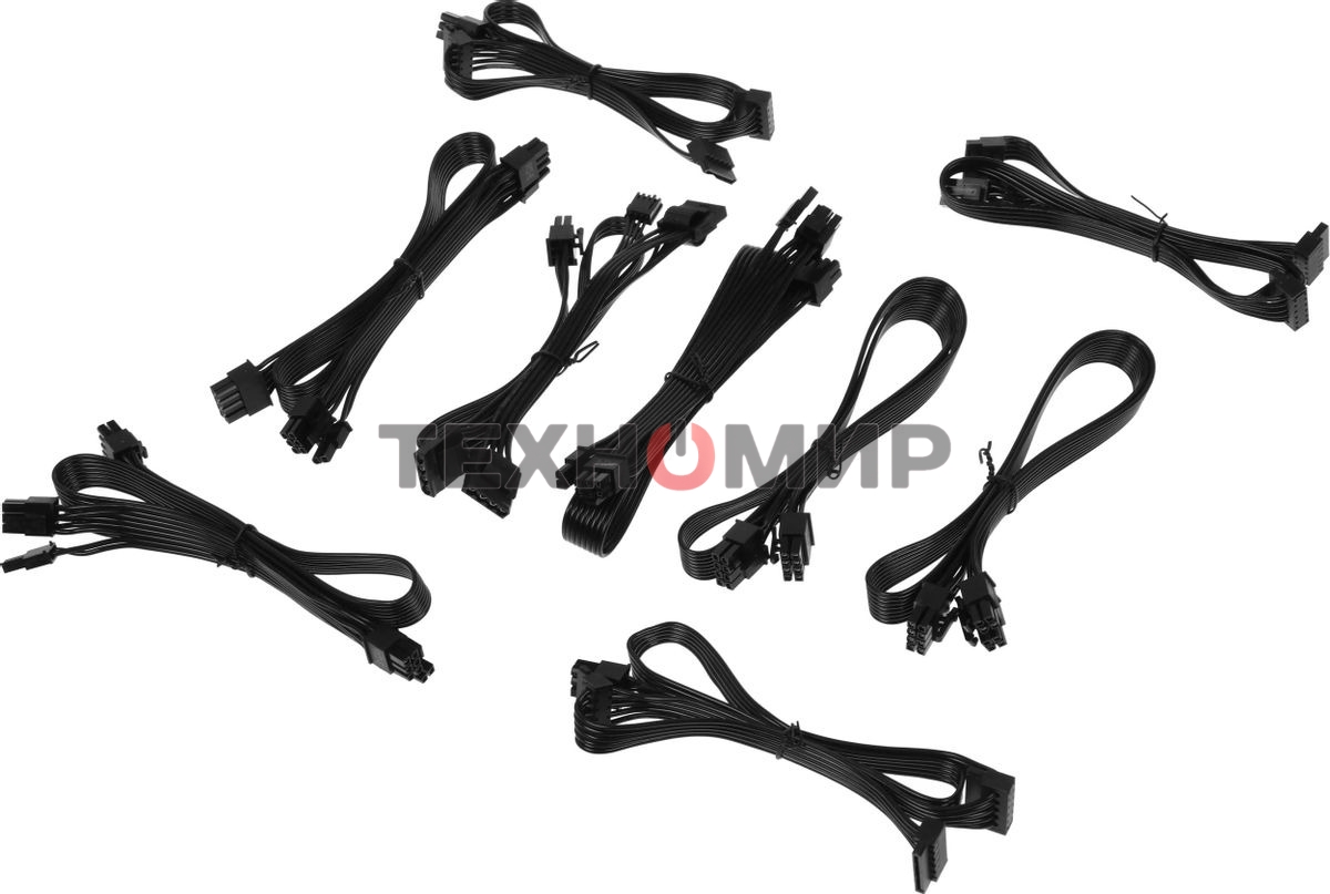 Блок питания Chieftec BDF-1000C, 1000Вт, 80 PLUS Bronze, 140мм, модульный, черный