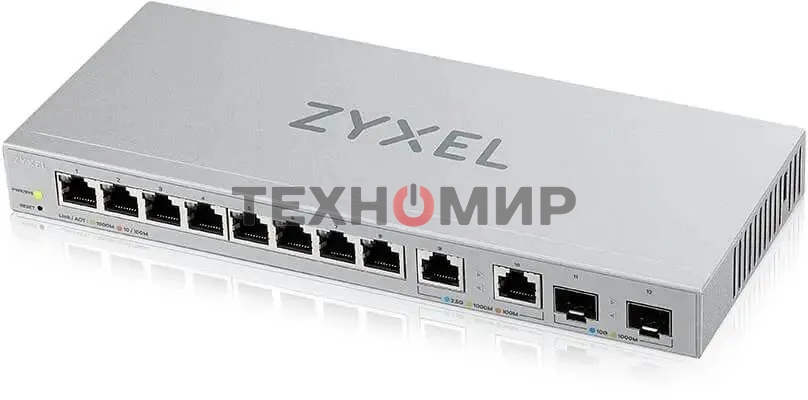 Коммутатор Zyxel XGS1210-12-ZZ0102F 8x1 Гбит/с 2x2.5 Гбит/с 2SFP+ управляемый