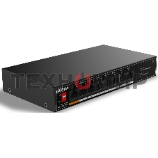 Коммутатор гигабитный 8-портовый неуправляемый c PoE Dahua DH-SG1008LP, 4xRJ45 1Gb PoE, 4xRJ45 1Gb, суммарно 60Вт, коммутация 20 Гбит/с, MAC-таблица 8K, металл