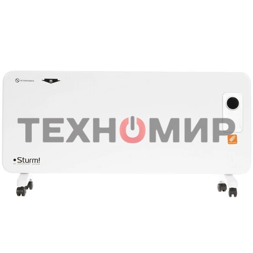 Конвектор электрический Sturm! CH2000D, белый, 2000 Вт, 25 м2, дисплей, электронный термостат