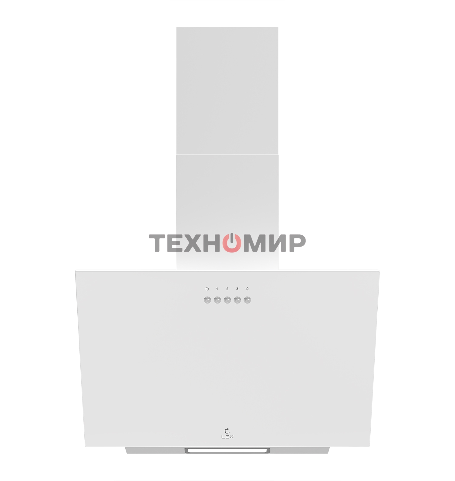 Вытяжка каминная LEX Moza 450 белая, 44.5 см, 590 куб. м/ч, 46 дБ