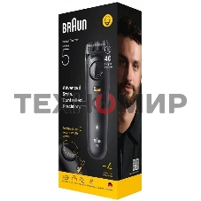 Триммер Braun BT5520 черный (насадок в компл:3шт)