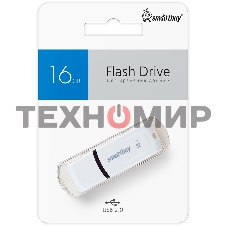 Флешка USB Smartbuy 16 Gb Paean белый (SB16 GbPN-W)