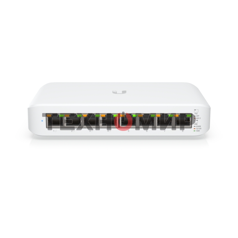 Коммутатор Ubiquiti USW-LITE-8-POE 8POE 1000M POE