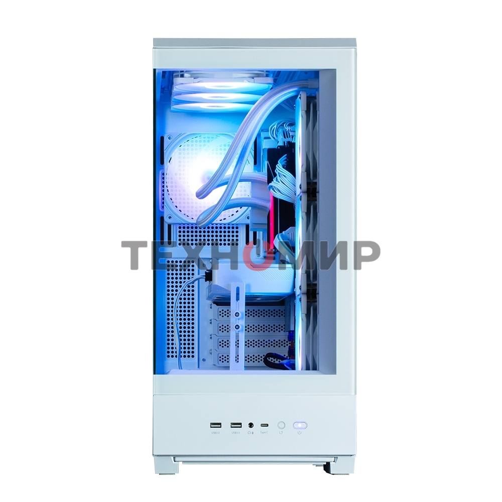 Компьютерный корпус ZALMAN P50 DS, ATX, WHITE, WINDOW, 2x3.5