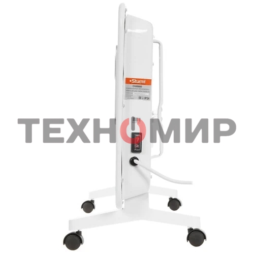 Конвектор электрический Sturm! CH2000D, белый, 2000 Вт, 25 м2, дисплей, электронный термостат