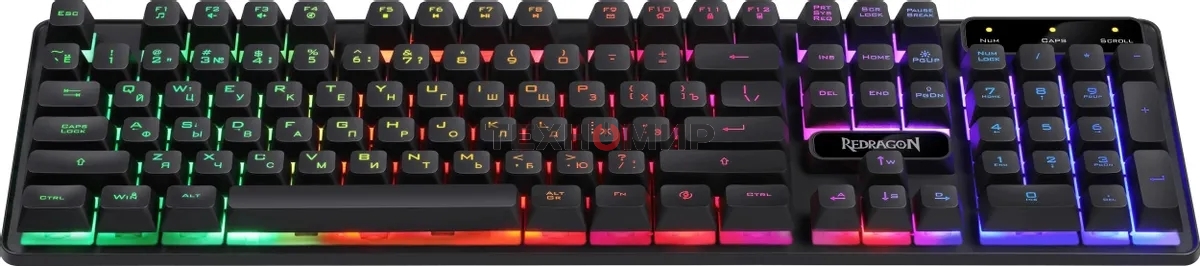 Комплект клавиатура+мышь Redragon S137 проводной, USB, чёрный