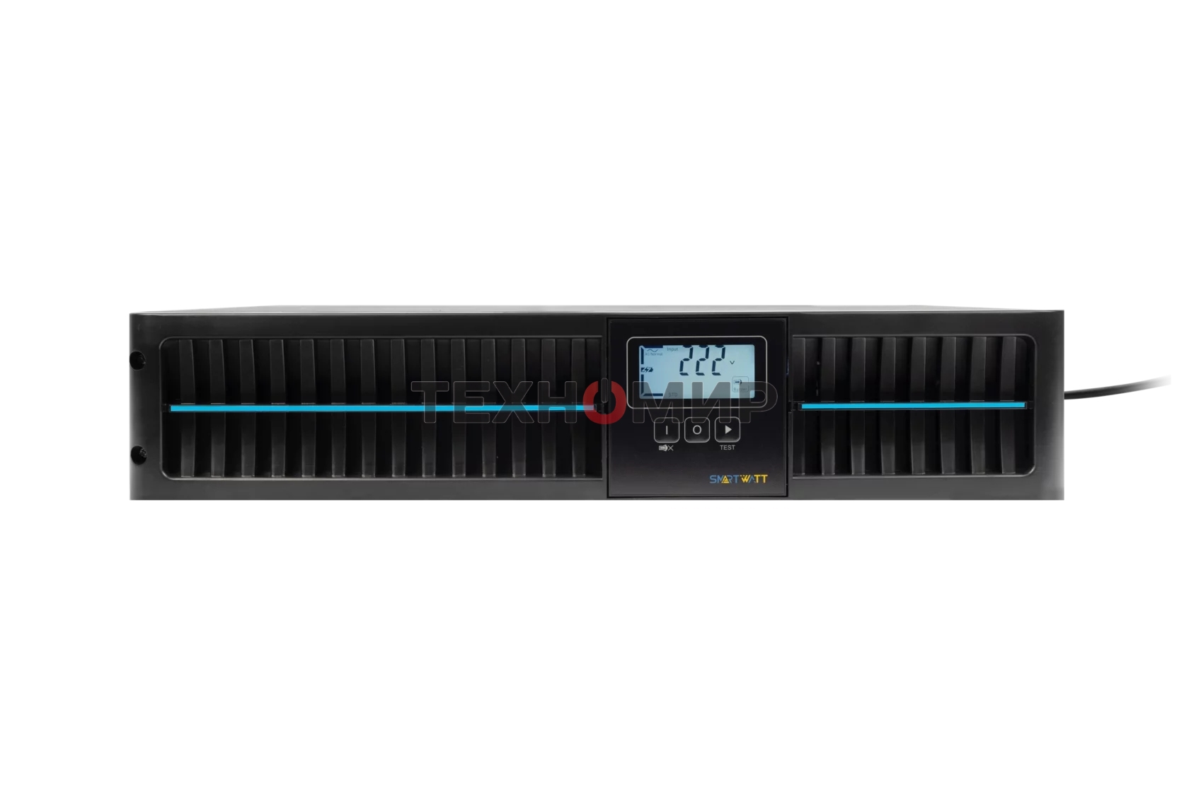 Источник бесперебойного питания SMARTWATT UPS DATA PRO 1kVA Online 1000VA/900W (Euro x2, RS232 USB, SNMP, LCD, 450x440x88(мм), 10,7 кг, гарантия 24м