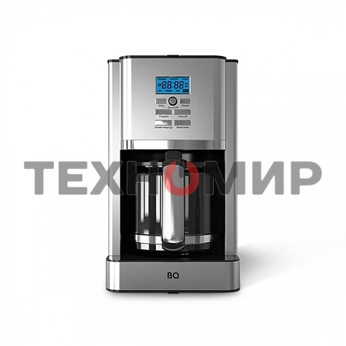 Кофеварка капельная BQ CM1004 серебристый/черный, исп. кофе - молотый, 1.8 л, 1000 Вт.