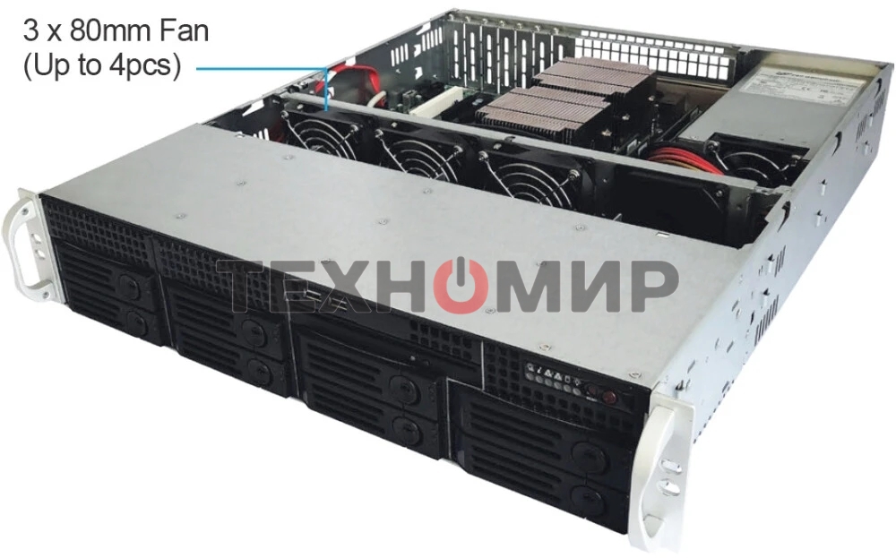 Серверный корпус CS-R25 with 12G HDD BP and 550w RPS