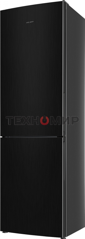 Холодильник Atlant ХМ-4624-151 черный металлик двухкамерный 228/119л морозилка снизу