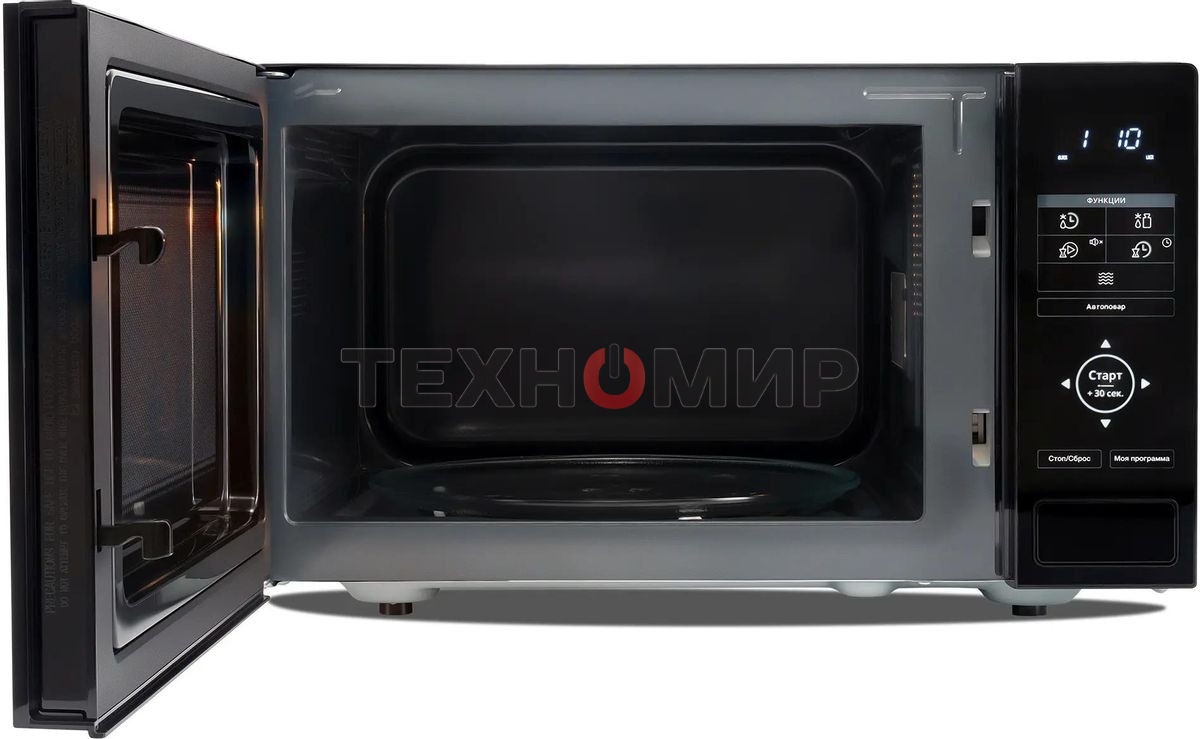 Микроволновая печь Hyundai HYM-D3038 черный, 23 л, 700 Вт, переключатели - сенсор