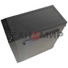 Компьютерный корпус ATX Filum S17 черный, без БП, RGB strip, USB 3.0