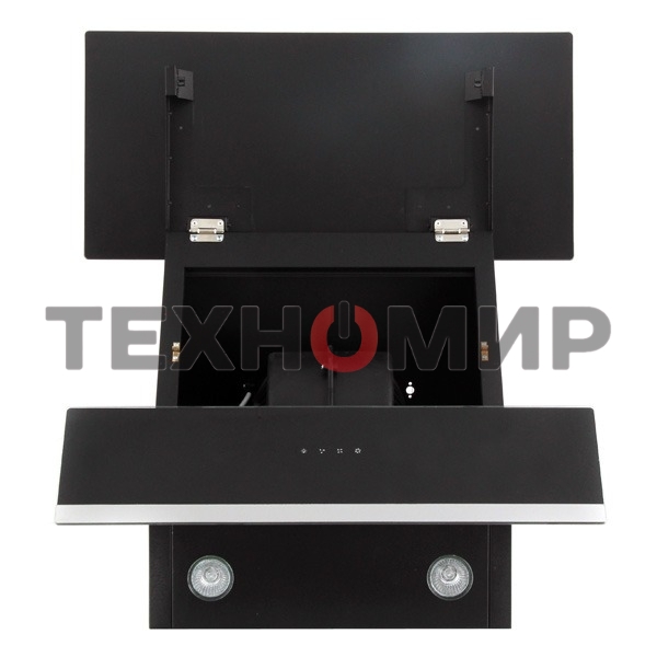 Вытяжка наклонная KRONA Irma 600 черный/серебристый, 59.6 см, 863 куб. м/ч, 53 дБ