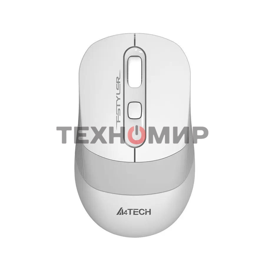 Мышь беспроводная A4Tech Fstyler FG10 белый/серый, 2000 dpi, радиоканал, USB, кнопки - 4
