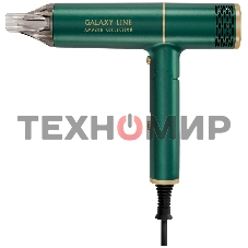 Фен для волос Galaxy Line GL 4360, амазонка, 1600Вт, зеленый