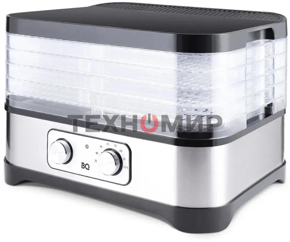 Сушилка для овощей и фруктов BQ FD1000 Black-steel