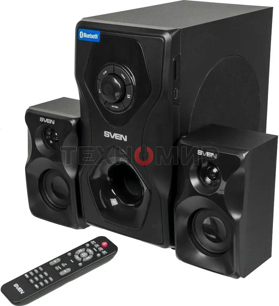 Акустическая система SVEN AC MS-2055, черный (55Вт, FM-тюнер, USB/SD, дисплей, ПДУ, Bluetooth)