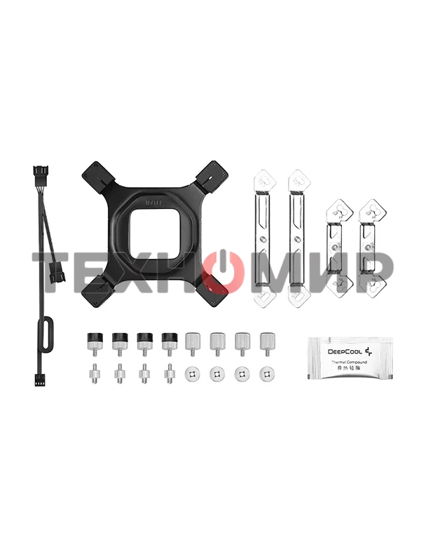 Кулер для процессора DEEPCOOL AG620 черный, 120 мм, алюминий/медь, 1850 об/мин, 29.4 дБ, 4 pin, 260 Вт, 157 мм