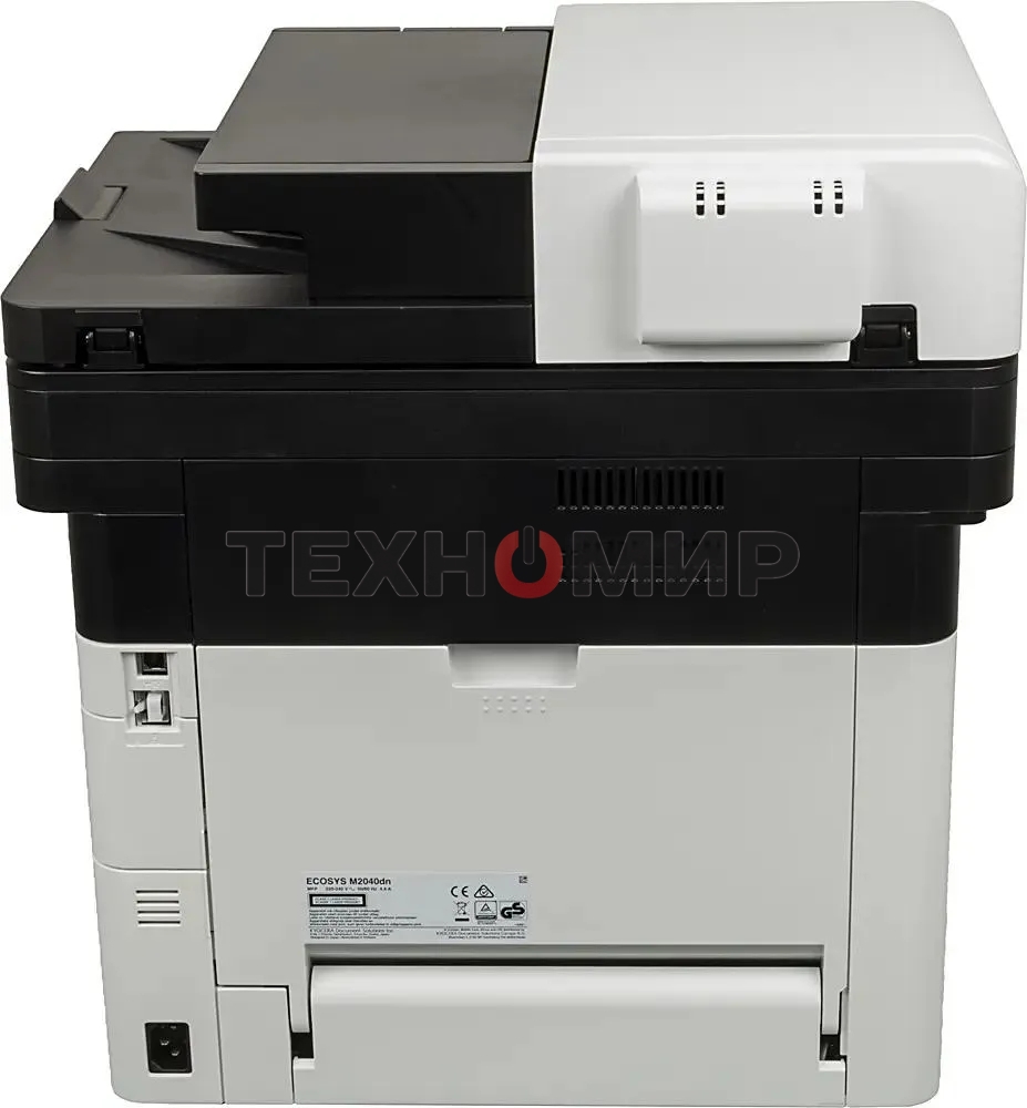МФУ лазерное Kyocera Ecosys M2040dn (Азия) (1102S33AX0), A4, ч/б, печ. до 40 стр/мин., скан. до 40 стр/мин. (ч/б) 23 стр/мин. (цвет), 1200 x 1200 dpi (печать) 600x600dpi (скан.), USB, RJ-45 (старт.картр. TK-1178)