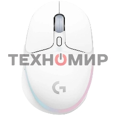 Мышь беспроводная Logitech G705 белый, 8200 dpi, радиоканал, Bluetooth, USB, кнопки - 6