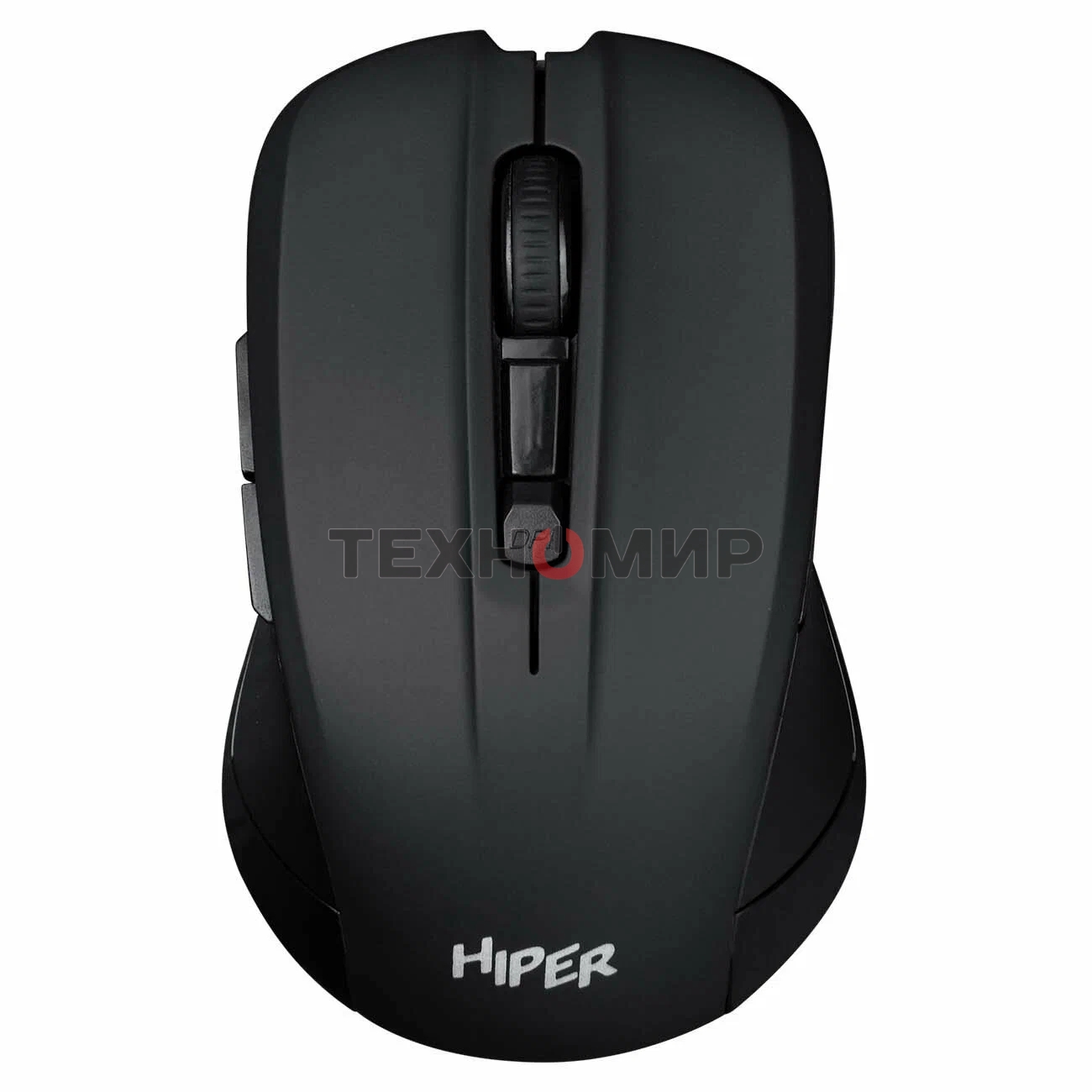 Мышь беспроводная HIPER HOMW-101-BT черный, 1600 dpi, радиоканал, USB, кнопки - 4