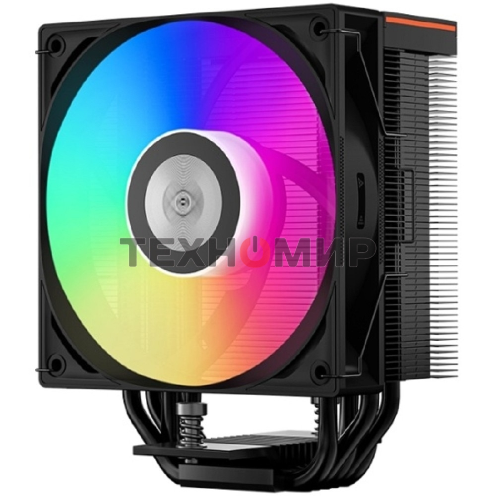 Устройство охлаждения (кулер) PcCooler RT500 Digital BK ARGb RT500-BKAWYL-GL черный 120мм алюминий+медь 2200rpm 32db 4-pin 240W