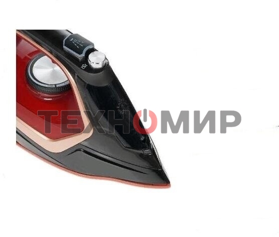 Утюг Centek CT-2313 красный, 2400 Вт, 50 г/мин, 185 г/мин, 350 мл