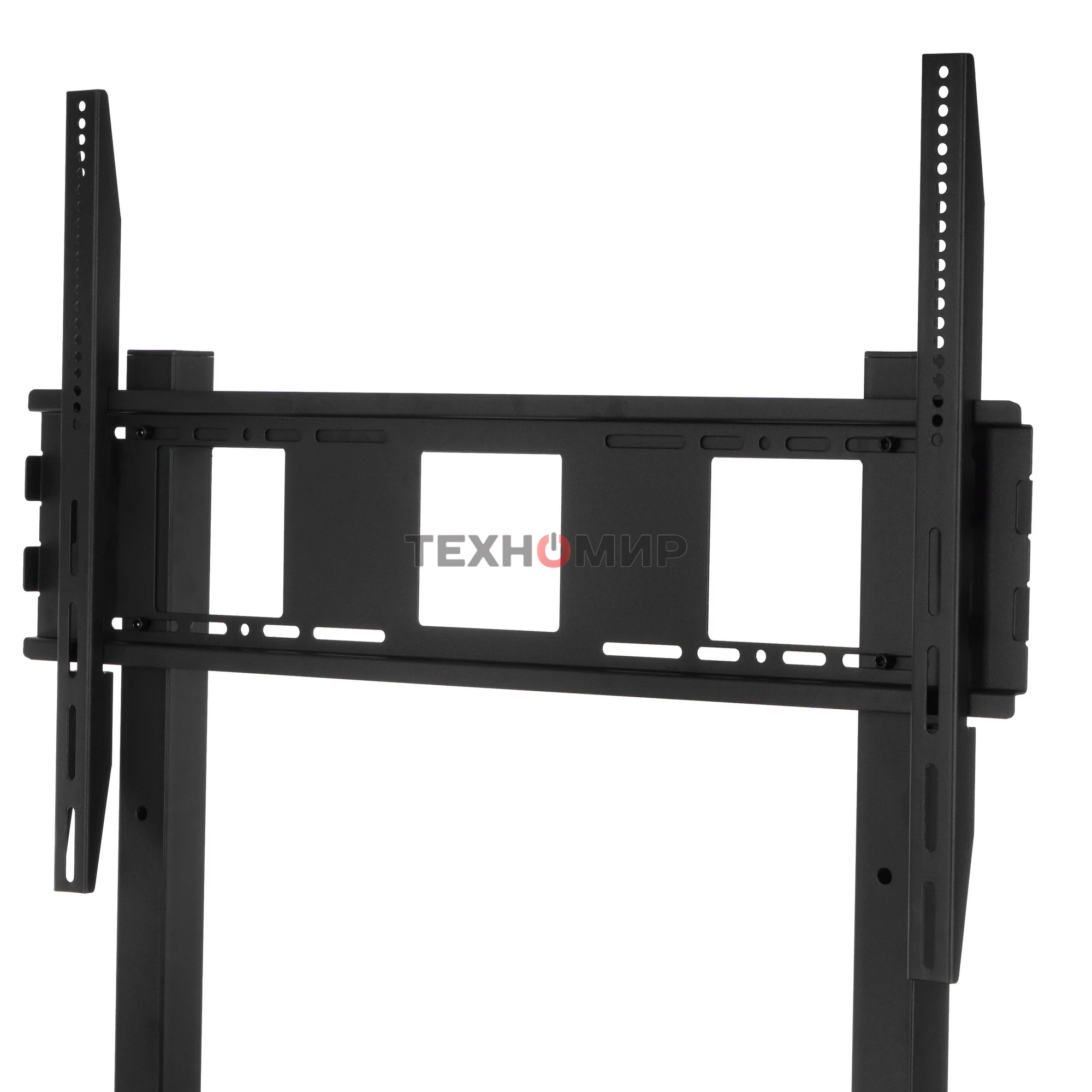 Мобильная стойка Wize Pro M86 для широкоформатных и интерактивных панелей 42 90, Max VESA 800x600 мм, высота 183 см, вертикальная регулировка, полка для медиаплеера, до 150 кг, черный