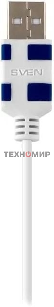 Клавиатура Sven KB-S300 проводная, USB Type-A, белый