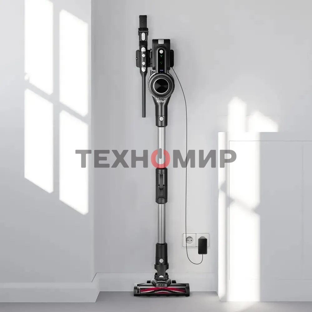 Вертикальный пылесос Kitfort КТ-5168 150Вт белый/черный (в компл.:1мешок)