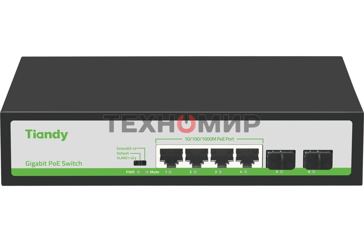 Коммутатор Tiandy TC-P3S06 H/0402/AT/60