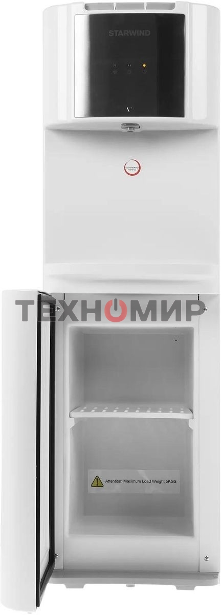 Кулер Starwind SW-1115EW напольный, электронный, белый