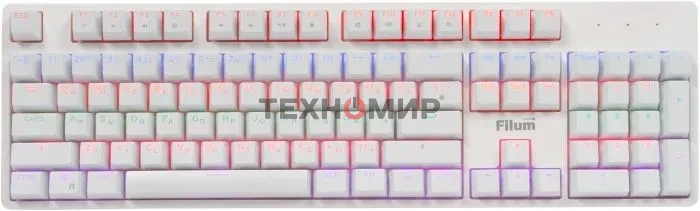 Клавиатура Filum FL-GKBM25 проводная, USB Type-C, белый
