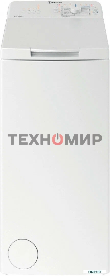 Стиральная машина Indesit BTWL60400EEN белый, загрузка вертикальная 6 кг, 1000 об/мин., класс: А+