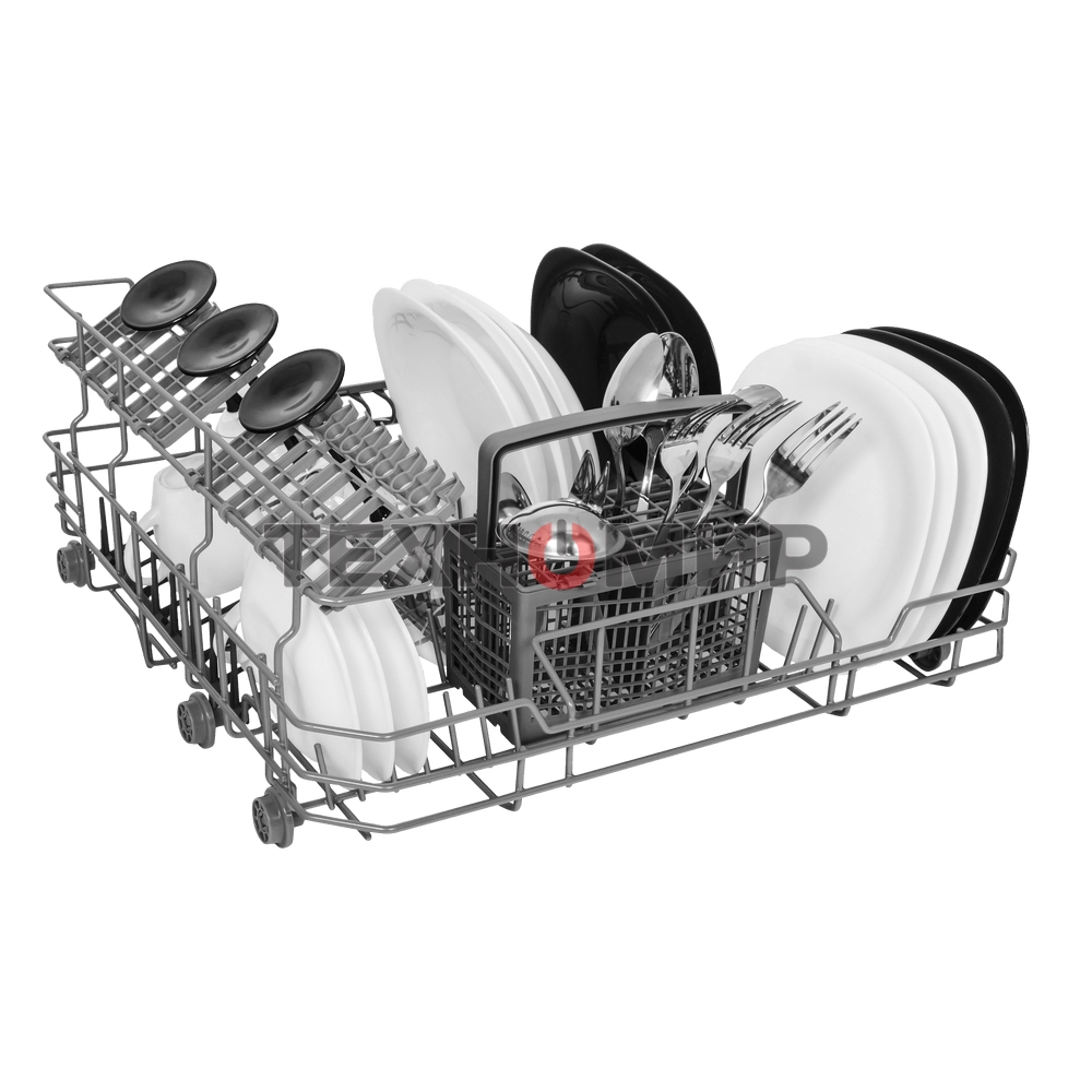 Посудомоечная машина Maunfeld MLP-06DS, серый, 55 см, 6 компл., 49 дБ, класс A+