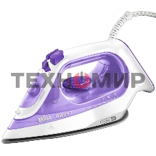 Утюг Braun SI3042VI фиолетовый/белый, 2350 Вт, 45 г/мин, 160 г/мин, 270 мл